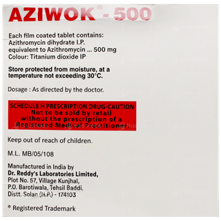 Aziwok 500 Tablet 5
